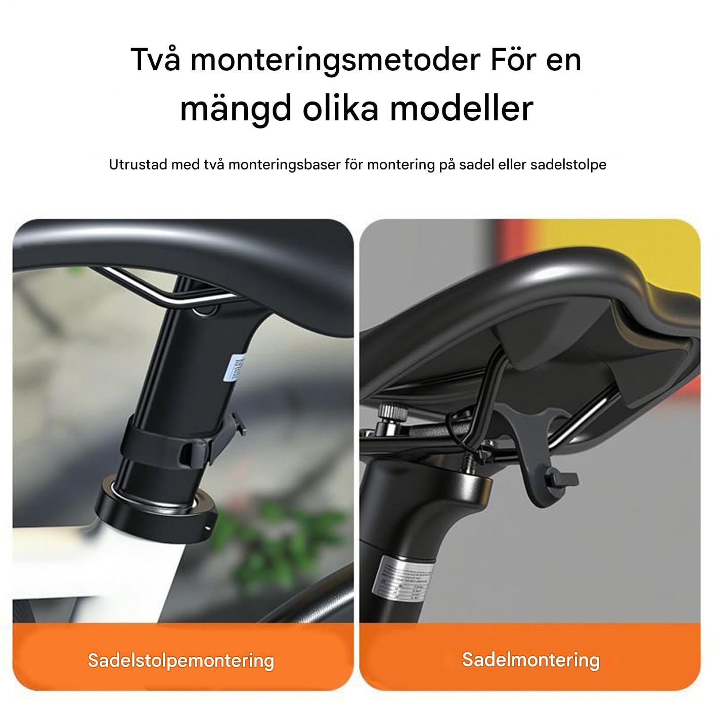 Fanale Posteriore Per Bicicletta | Lanterna Per Bicicletta Ricaricabile Per La Guida Notturna | LED Forte Impermeabile Per Pendling & Ciclismo All'aperto | Bici e Scooter Design Compatto