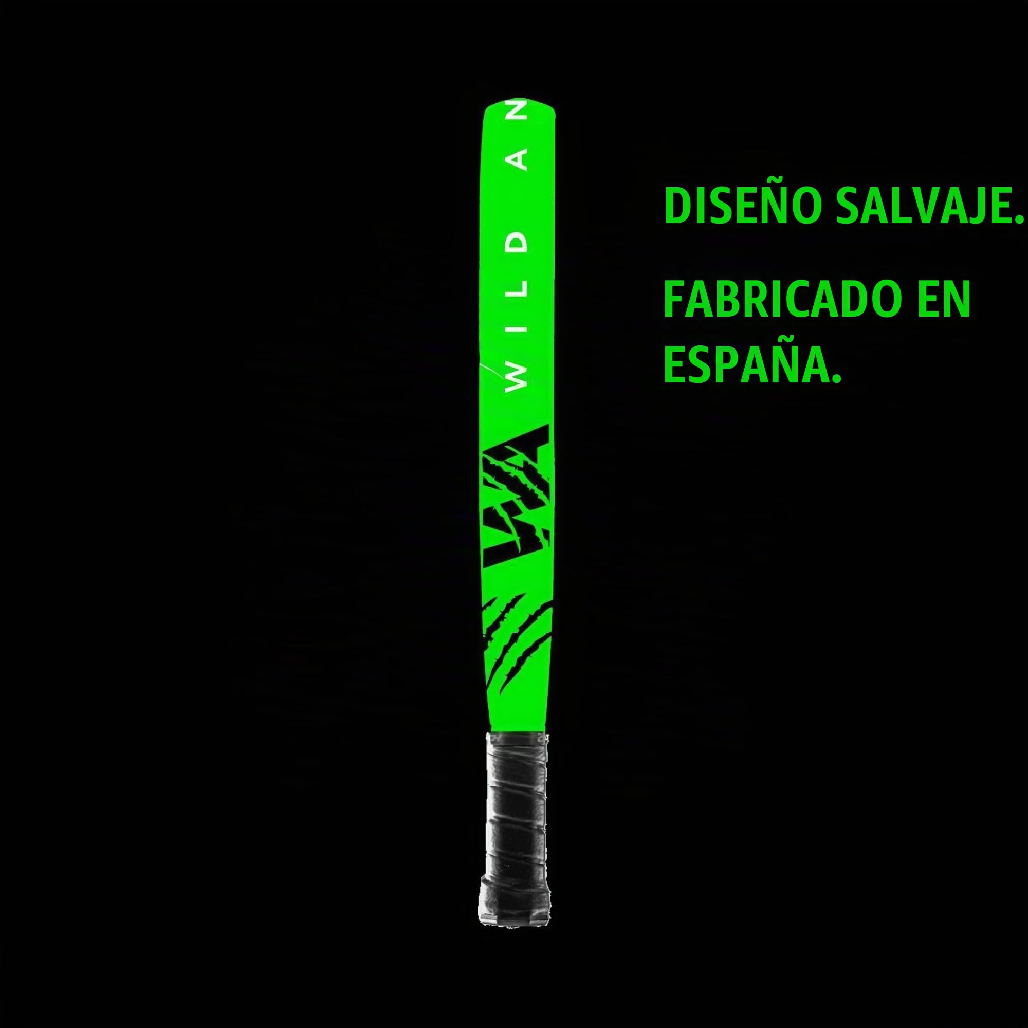 Pala de Pádel Savannah 12K Carbono - Fabricada en España - Goma MultiEva - Forma Lágrima - Nivel Intermedio y Profesional - Potencia y Control