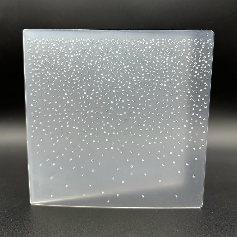 Plastic Embossing Folder Template It's Snowing for Christmas Texture 5.91x5.91 Inch for Card Making DIY Scrapbooking Paper Crafting Handmade Crafts Scrapbooking Arts Supplies Scrapbook Decor