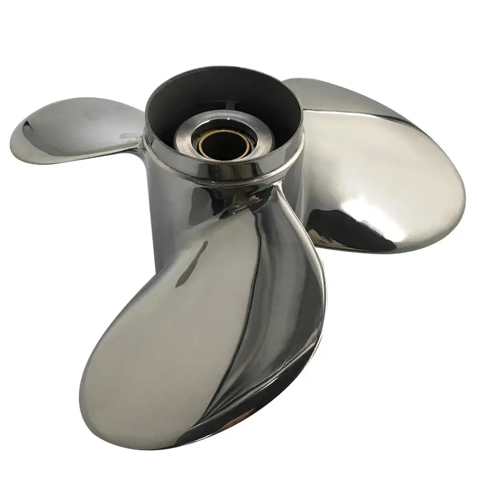 Elica Fuoribordo, Elica fuoribordo in Acciaio Inossidabile 11-1/8x14 Adatta a 30-70, 3 Pale, 13 Denti scanalati