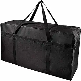 Bolsa Sacolão Grande Viagem Roupas Mochila Mala Gigante Alça de Ombro Reforçada Feira da Madrugada Brás com 137L Nylon e Zíper Grosso Nü Bag