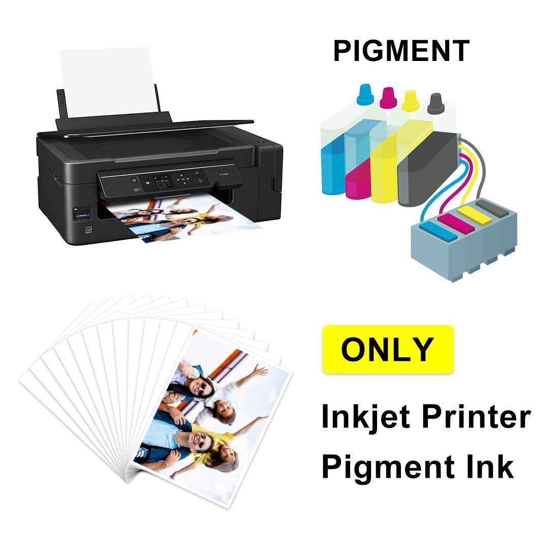 Water Slide Decal Paper Inkjet 20 Sheets A4 Size Premium Water Slide