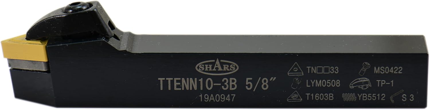 Shars 5/8" TTENN T-Type Clamp Indexable Turning Tool Holder for TNMG Inserts 404-7808 ]