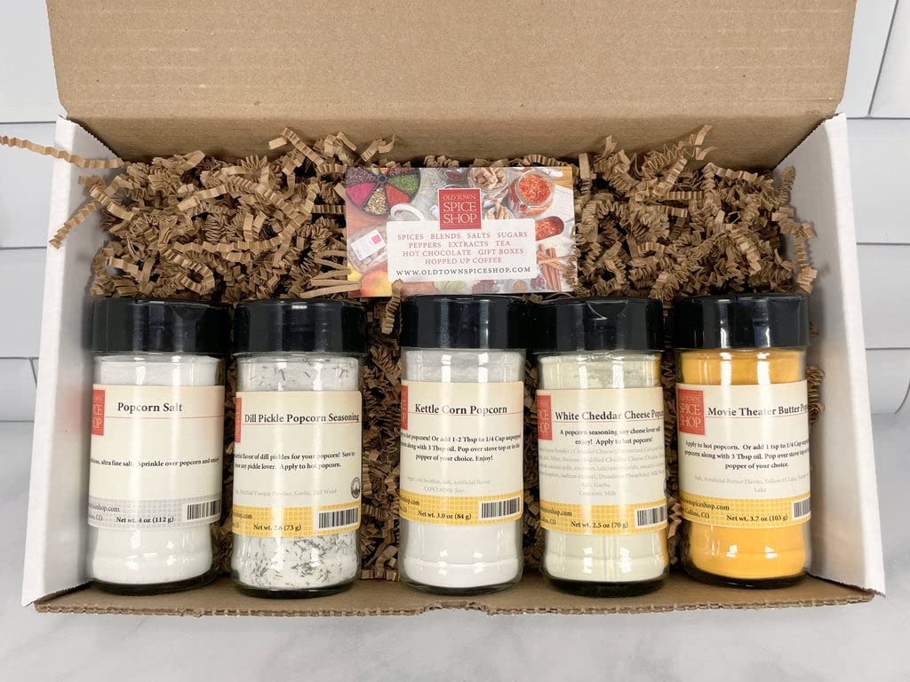 Buy Popcorn Seasoning Variety Pack (5pack) Popcorn Flavoring Gift