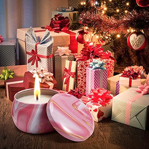 Mothers Day Gifts Mom Gifts Scented Candles Gifts for Women 8 Pack x4.4 oz Scented Candles Gift Sets for Women 100% Natural Soy Wax Candles Portable Travel Tin Candle Perfect Gifts for Home