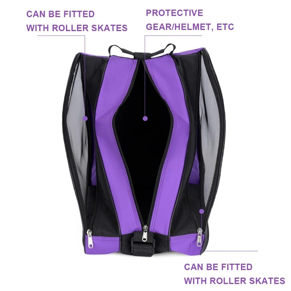 Borsa per Sci Borsa per Scarponi da Sci Borsa per pattini a rotelle Borsa a tracolla regolabile per scarponi da sci Borsa a tracolla per pattinaggio su ghiaccio in tessuto Oxford per gli sport da sci(