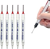 Vista 1 de 5 piezas de marcadores de cabeza larga con agujero profundo, marcadores de alcance profundo de 20 mm, marcadores de construcción impermeables