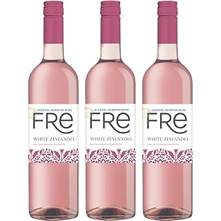 Sutter Home Fre White Zinfandel Non-alcoholic Wine (3 Bottles)
