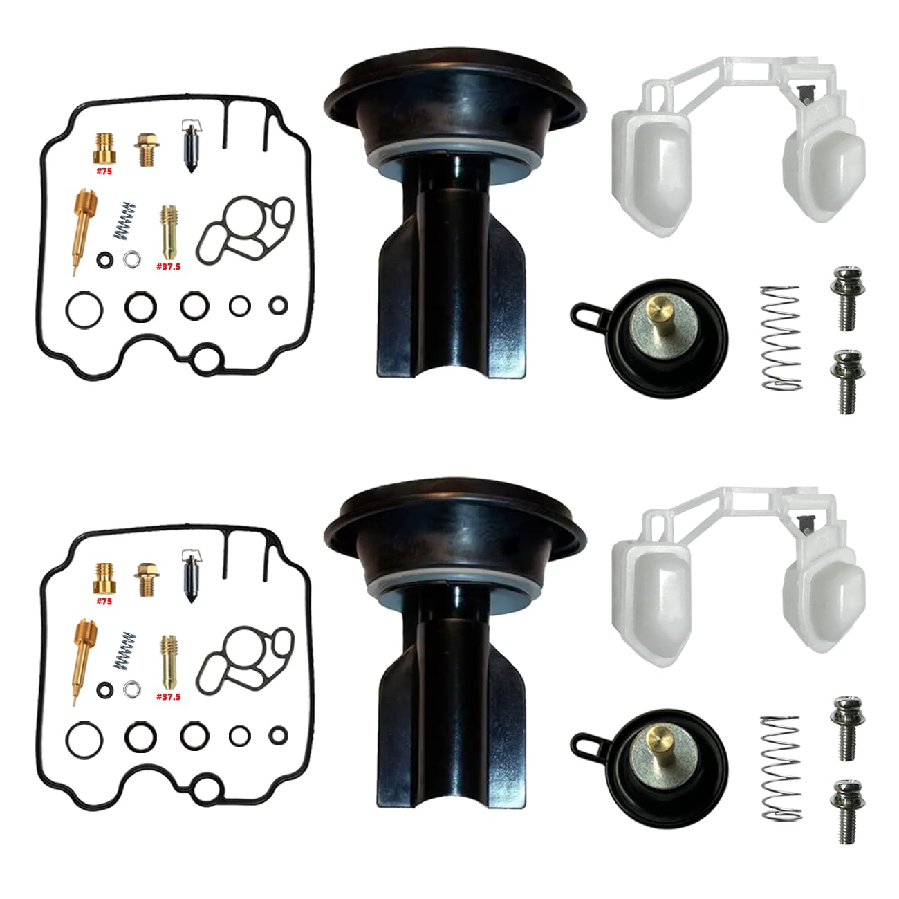 Kit de réparation de carburateur pour moto TDM850 3VD 4CN 4CM 4CF 1991-1995 TDM 850 (kit de réparation, flotteur, aircut, piston)