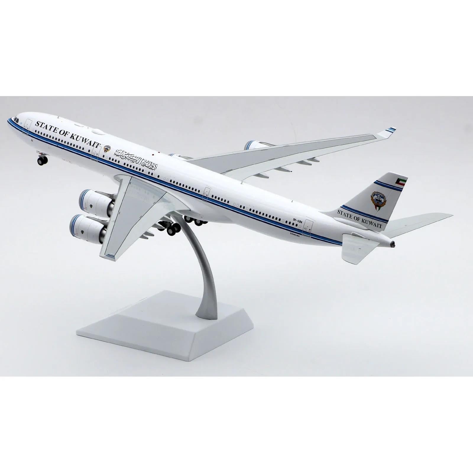 Model samolotu metalowy Model samolotu 1:200 dla rządu kuwejtu A340-500 odlewany model samolotu samolot odrzutowy zestaw modeli do składania linii lotniczych skala Model samolotu