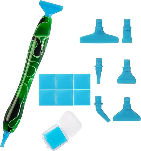 Miniatura 14 de RovyFota Pluma de Pintura de Diamantes, Resina, Azul, 5D, Herramientas de Pintura de Diamantes, Manualidades