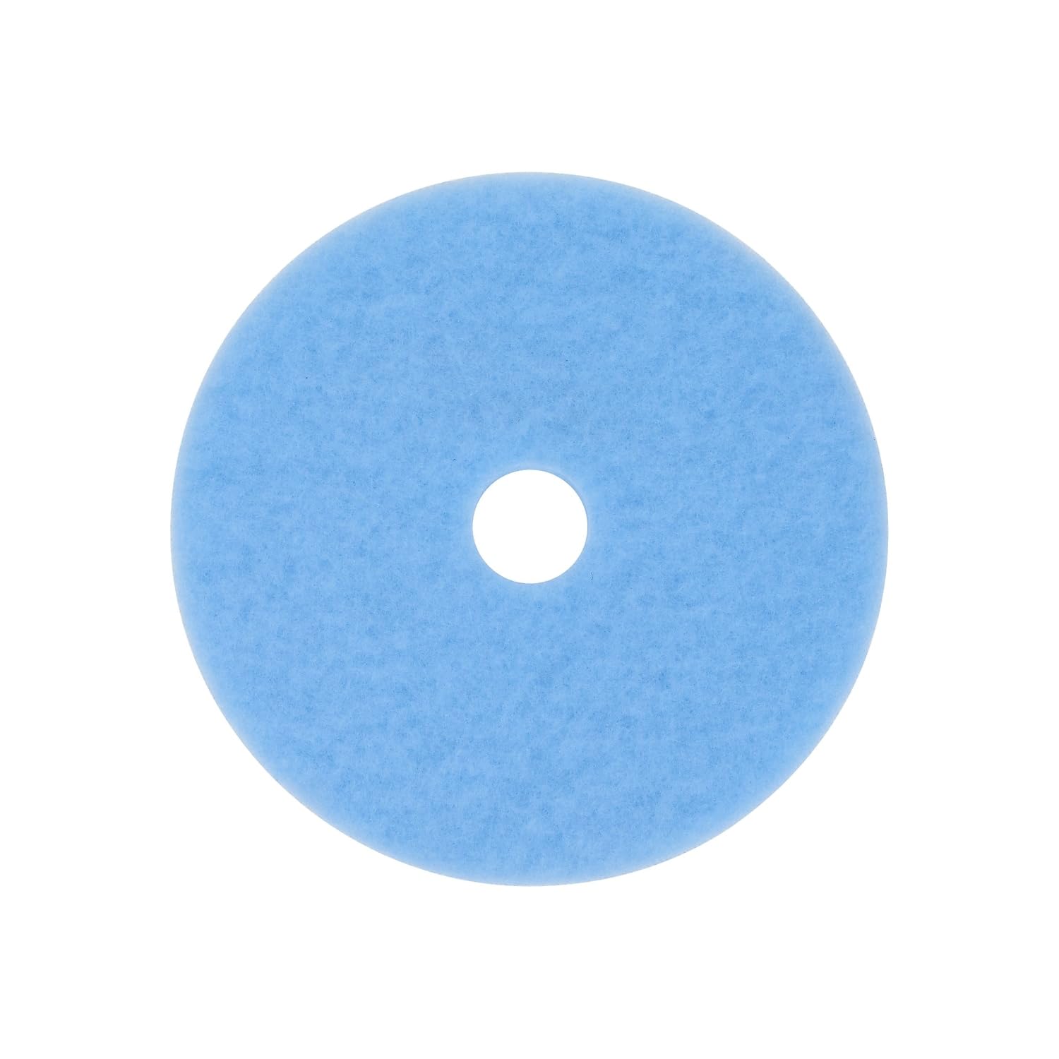3M Sky Blue Hi-Performance Burnish Pad 3050, 20 in, 5/Case