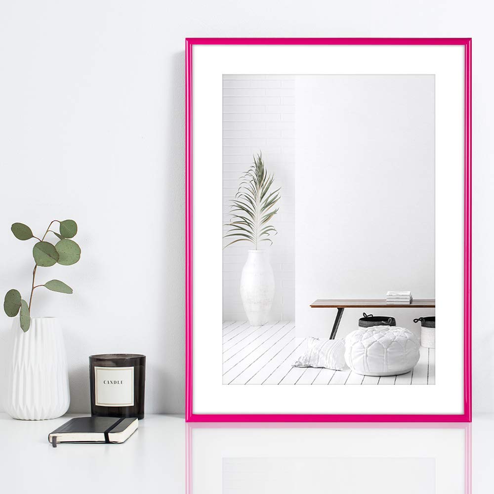 Cornice Portafoto Bildershop-24 In Plastica 24x30 Cm – Colore Argento, Vetro Acrilico, Made In Germany - 2
