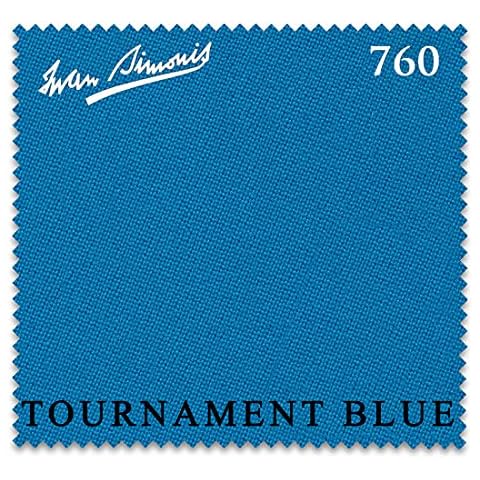 Simonis 760 Billiard Pool Table Cloth (Tournament Blue, 9 ft) Cover