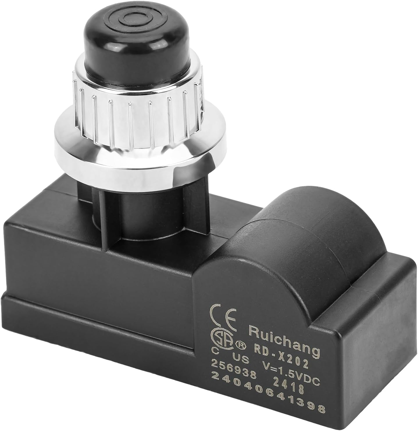 Onlyfire 14431 Spark Generator 2 Male Outlets"AA" Battery Push Button BBQ Ignitor, Replaces Piezo Ignition for 2 Burner, Silver Button
