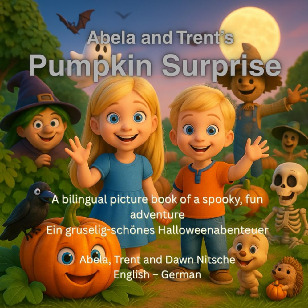Abela and Trent's Pumpkin Surprise: A bilingual picture book of a spooky, fun adventure - Ein gruselig-schönes Halloweenabenteuer