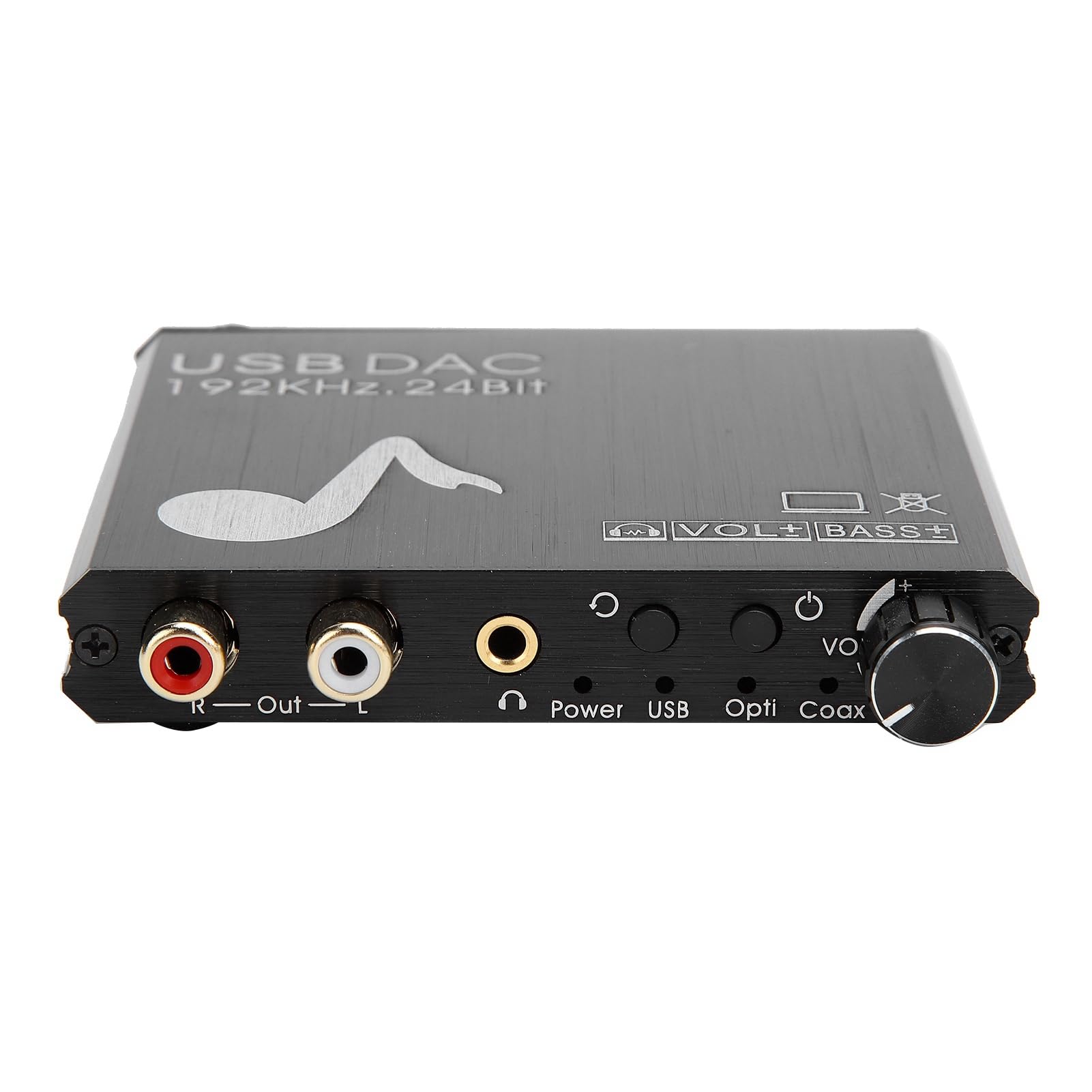 Convertisseur Numérique vers Analogique 192 KHz, Convertisseur DAC AY107 Numérique vers Analogique Optique Coaxial 3, 5 Mm Convertisseurs Numériques