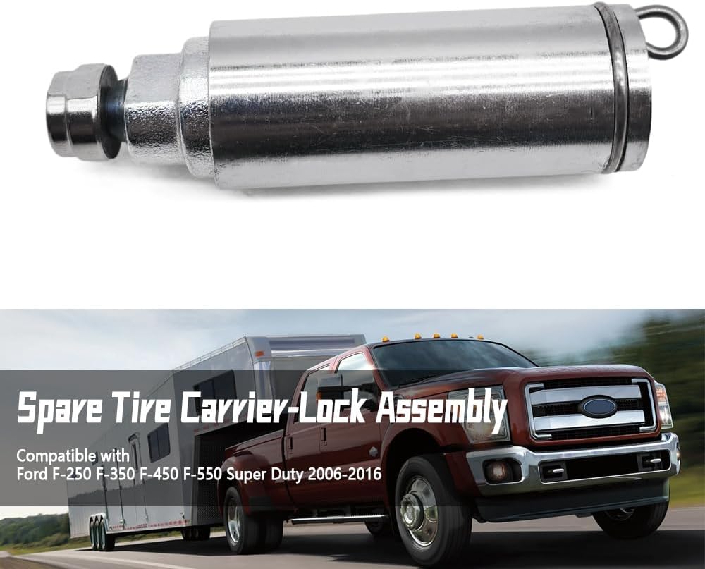 Spare Tire Carrier-Lock Assembly Fit for Ford F-250 F-350 F-450 F-550 Super Duty 2006-2016 Replace BC3Z-1A380-A 6C3Z-1A380-A