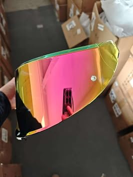 K6 Helmet Visor for AGV K6S Shield High Strength Helmet Accessories Visor Pink Gold-for Day