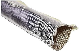 A-Team Performance Pliable Heat Sheath Aluminized Sleeving & Fabric for Ultimate Reflective Shield Barrier - 3/4 in x 36 in (3 Feet)