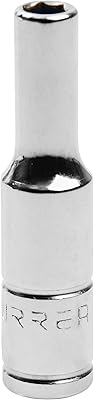 Urrea 4709L 1/4-Inch Drive Deep 6-Point 9/32-Inch Chrome Socket Set