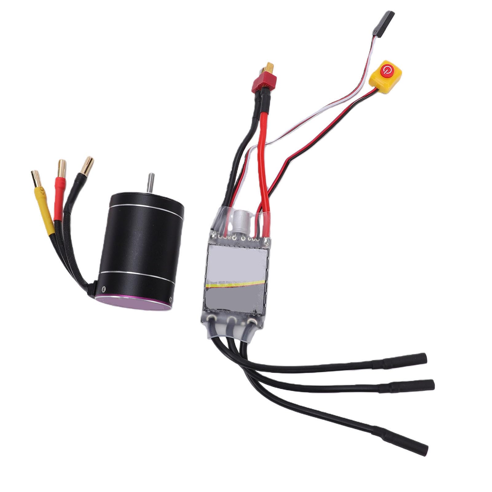 Generic RC bezszczotkowy silnik ESC Combo 3650 3300KV wysoka prędkość do 1/10 1/8 skala RC ciężarówki łodzie wodoodporny stop aluminium