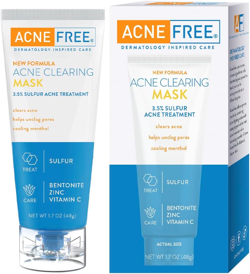 Acne Free Acne Clearing Sulfur Mask