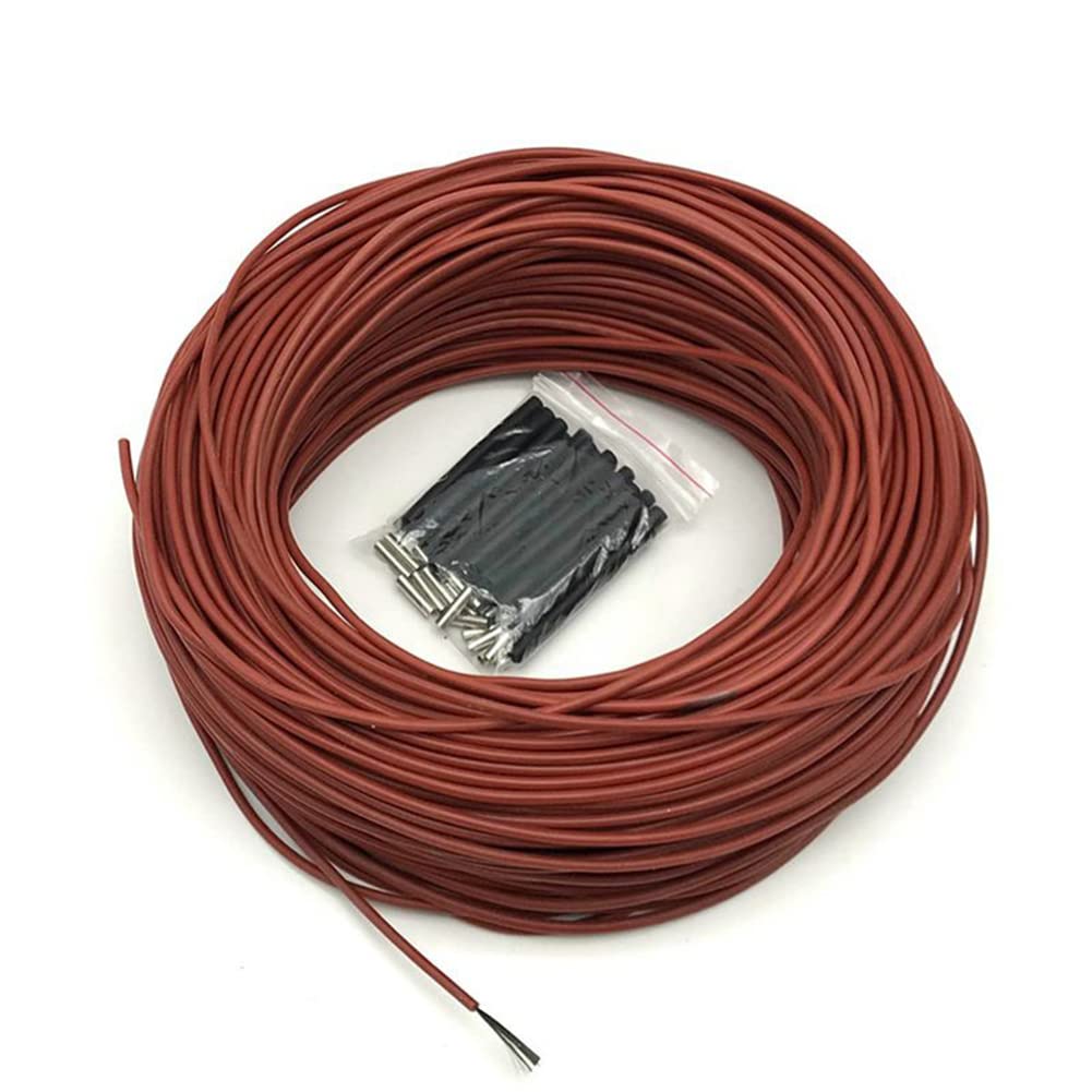 SPORTARC Câble de chauffage au sol, 12 K, 33 ohm/m, fibre de carbone, câble de chauffage radiant infrarouge pour sol chaud