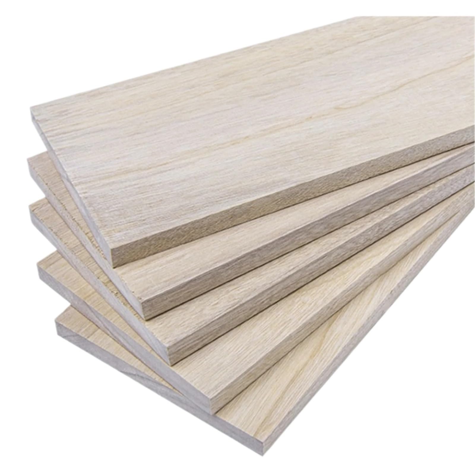 Nieobrobione cienkie deski z drewna Niedokończone klocki drewniane, deski z drewna kamforowego, opakowanie 5 sztuk 200x100mm 3-15mm do majsterkowania(8mm)