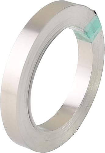 Tira de níquel 32.8 ft 0.006x0.315 in Grifo de níquel para batería de 18650 células Soldadura por puntos 1Roll