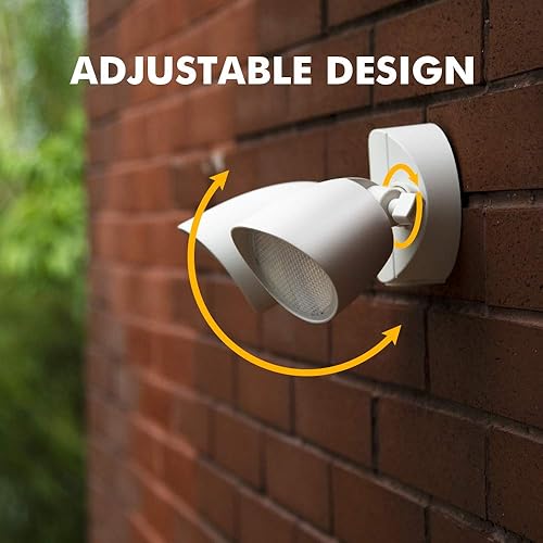 Miniatura 5 de LUTEC 6222W Proyector exterior W-D2D de cabezal doble, 2500 lúmenes 32 vatios, diseño de metal puro, luz de seguridad de pared impermeable