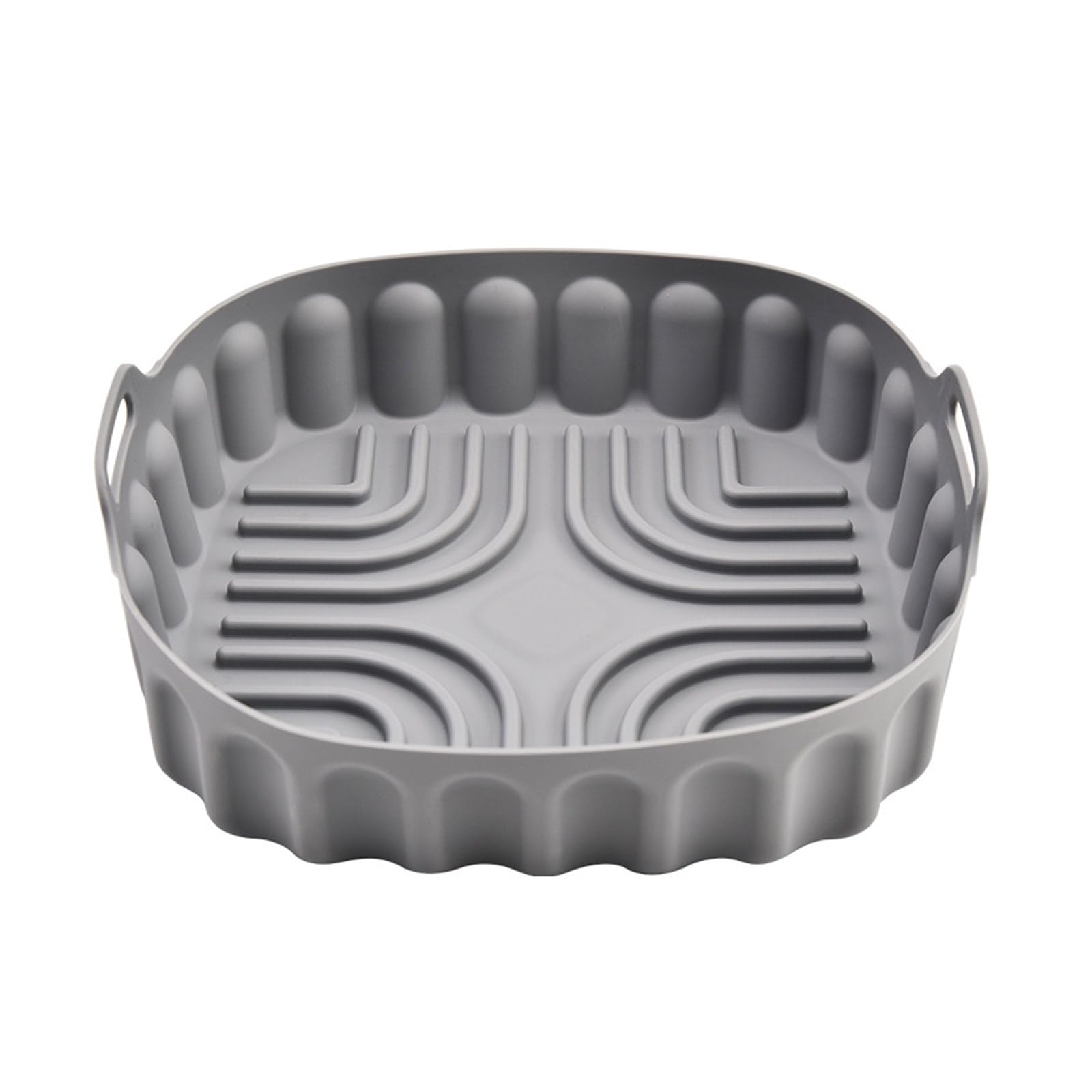 Tsophreniq Second Generation Air Baking Tray Silicone Air Folding Square Barbecue Tray for Pizza Fried Chicken Square Barbecue for Oven