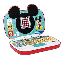 Disney Baby Clementoni - Il Mio Primo Laptop Mickey, Gioco Educativo Computer Bambino 12+ Mesi