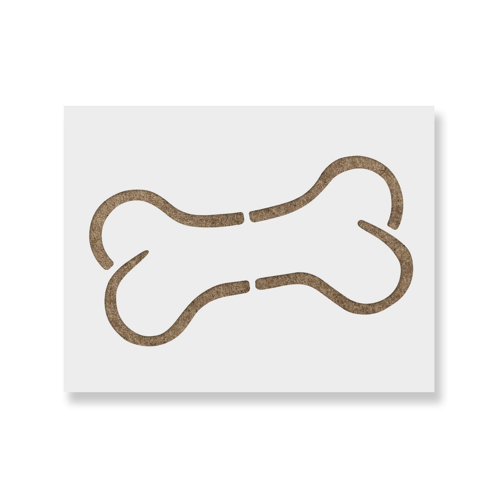 Dog Bone Stencil - Bone & Dog Stencil
