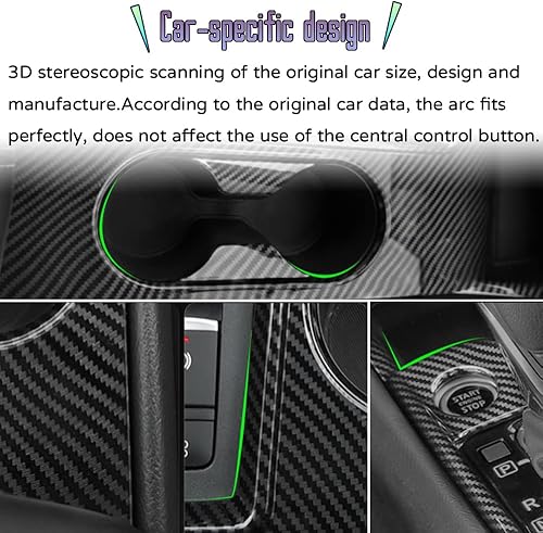 Miniatura 6 de Accesorios interiores personalizados, 1 unidad para Nissan Altima 2019, 2020, 2021, 2022 2023, cubierta de consola central de ABS, caja de cambios,