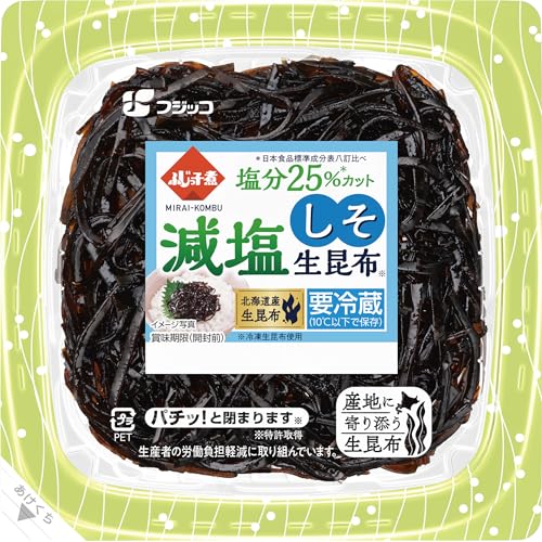 [冷蔵] フジッコ ふじっ子煮MIRAI 減塩しそ生昆布のサムネイル