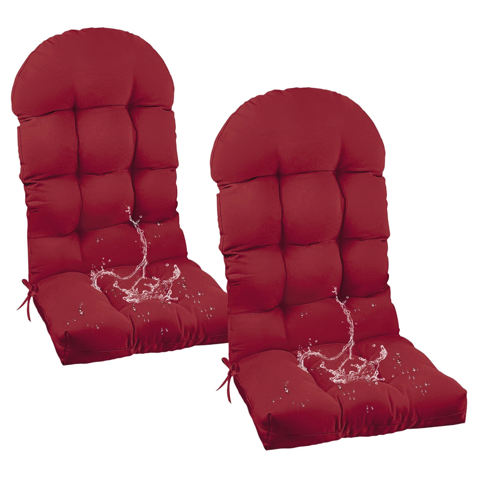 UUluhao Outdoor Rocking Chair Cushions Set of 2 for Garden Patio Yard — image 1