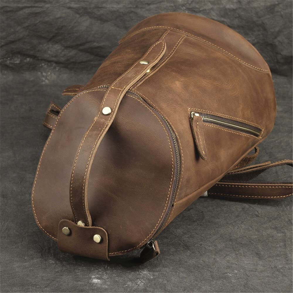 Mochila una Mochila Mochila Personalidad Casual Retro Bolsa de Moda de Mujeres en la Universidad (Color : A, Size : 23 * 16 * 33cm)