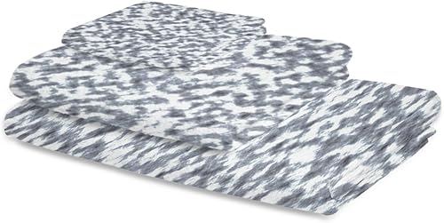 Miniatura 2 de Abstract Grey Bath Towels for Bathroom Set - Luxury Towels Gifts for Women,Quick Dry Beach Kitchen Hand Hair Face Yoga Workout Gym Towel and Dish