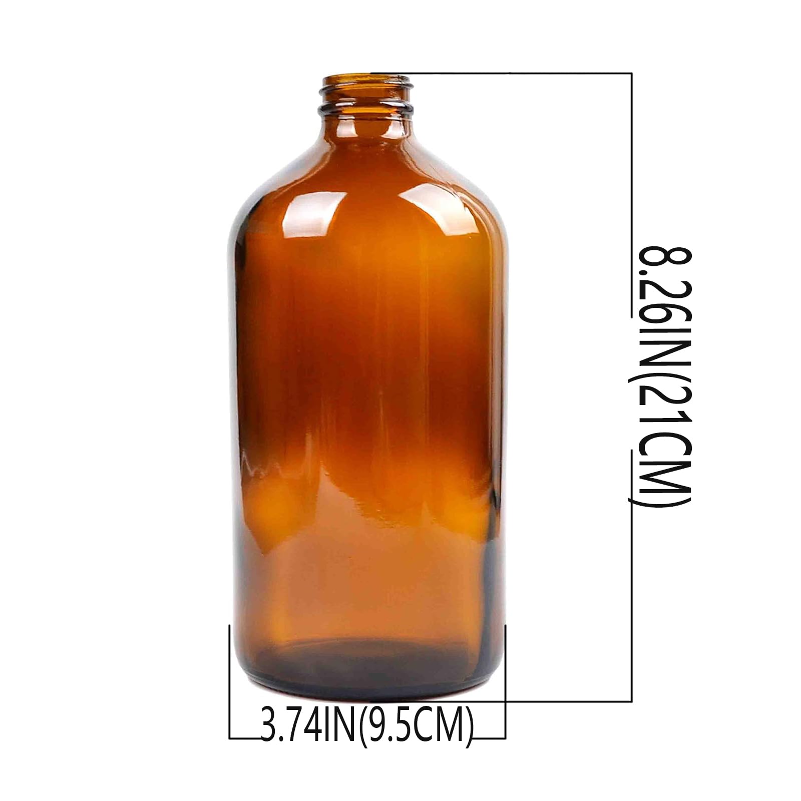 ANZAGA Growler avec Couvercle - Ambre - 1L