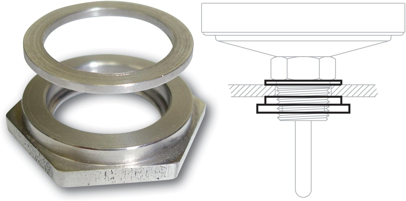 Tel-TruThermometer Installation Kit for replacement barbecue thermometers
