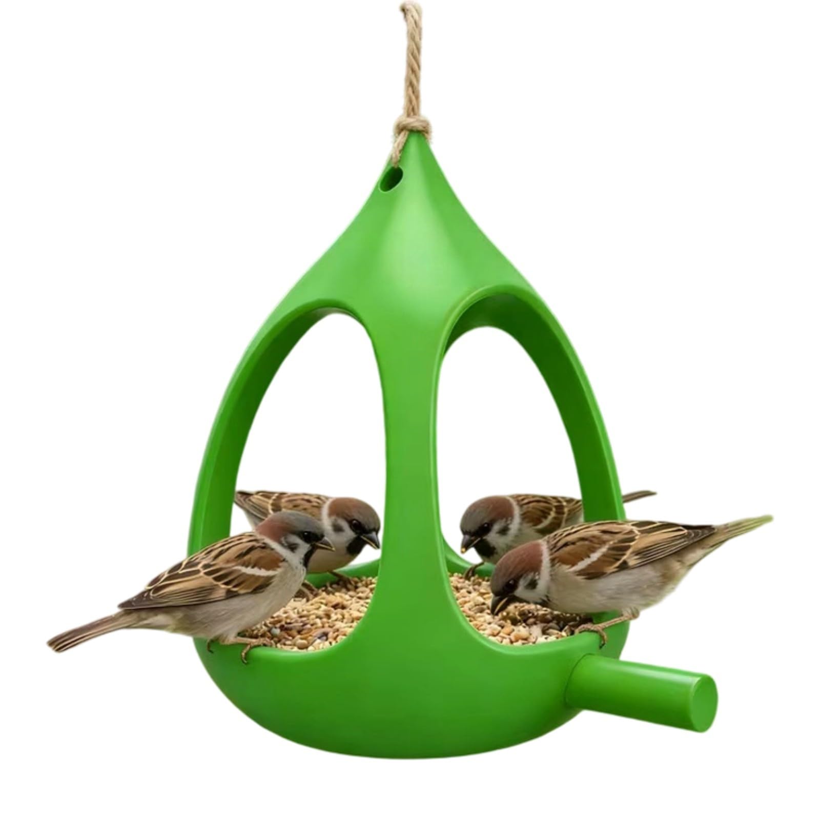 BWANGIAO Hanging Spherical Bird Feeders Large Capacity Rainproof Feeding Dispenser For Outdoor Garden Easy To Clean