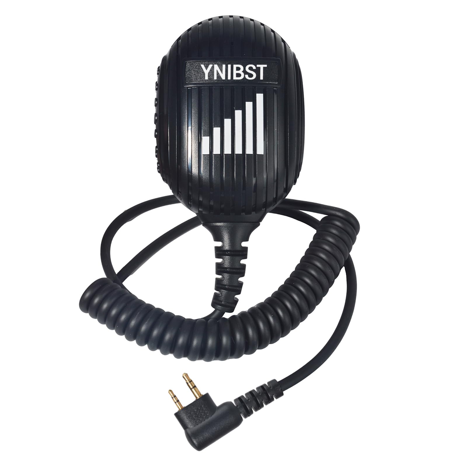 Microphone Haut-Parleur pour Talkie Walkie Compatible avec Motorola 2 Broches, for CP040 DP1400 GP68 GP88 GP300 Radio (Noir)