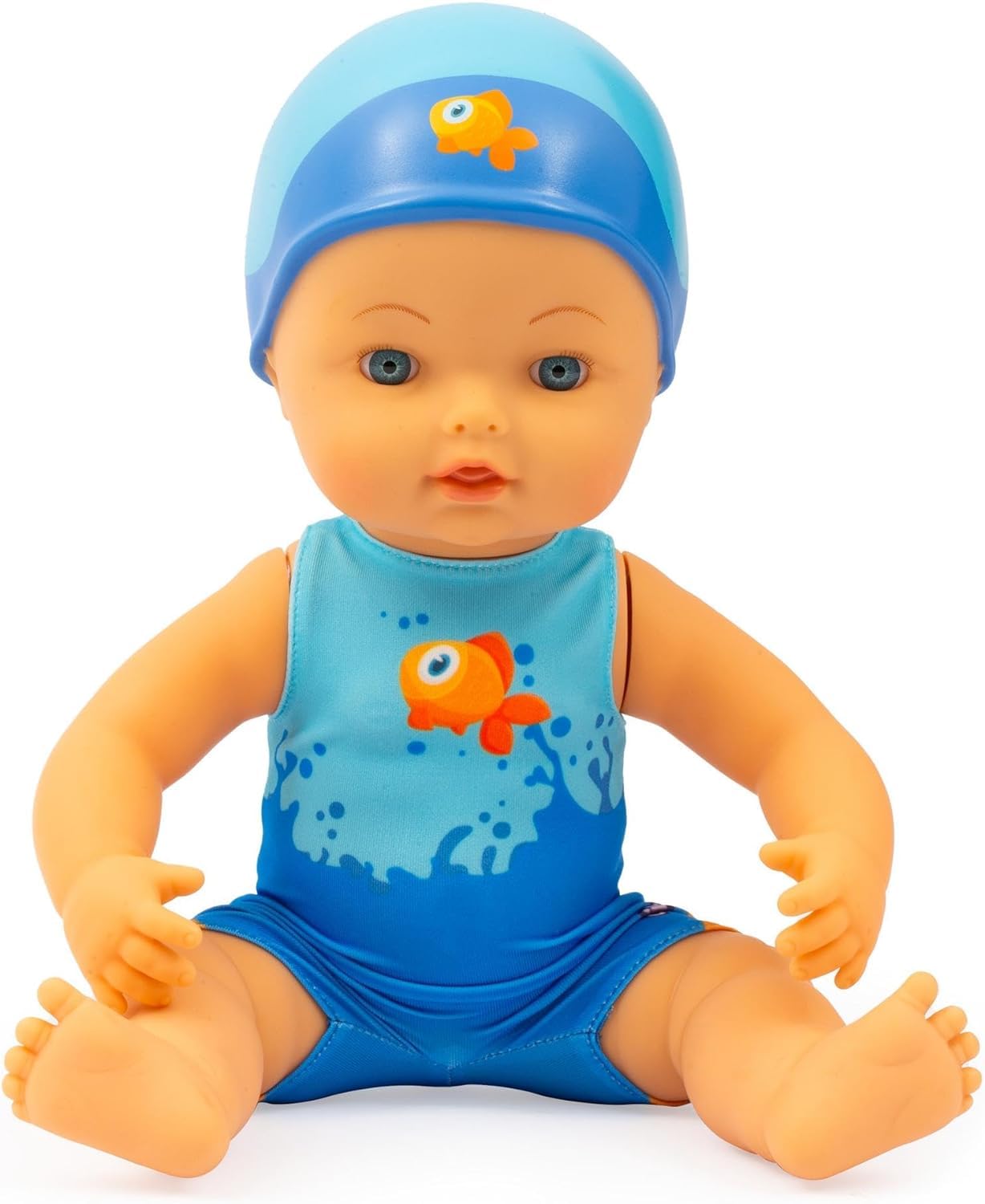 Cicciobello Swimming Nuota Davvero A Stile Libero E Indossa Un Costumino Colorato Con Cuffia Abbinata, Per Bambini A Partire Dai 2 Anni, Giochi Preziosi