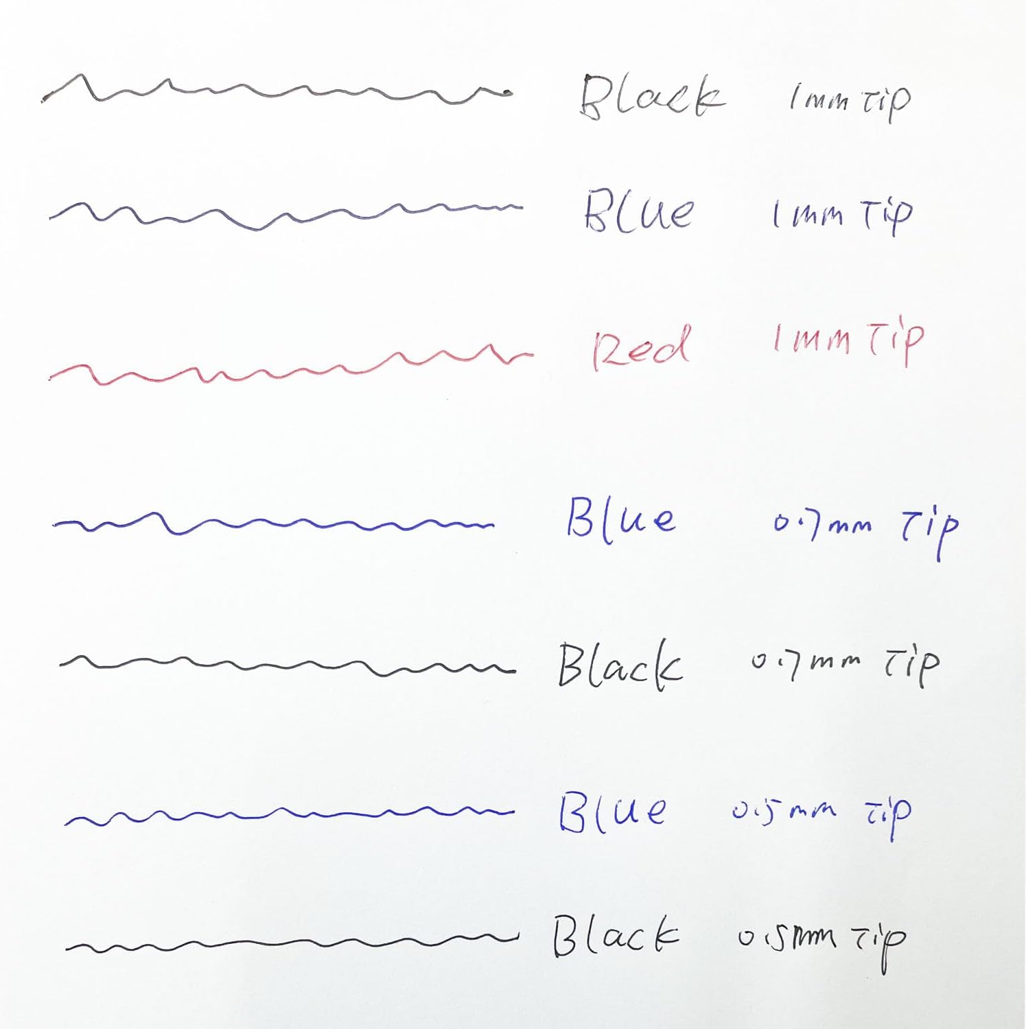 L: 3.2" 82mm, 1mm Tip, Metal Pen/Crystal Diamond Pen/Pearl Pen Refill (Blue 6PCS) image 4