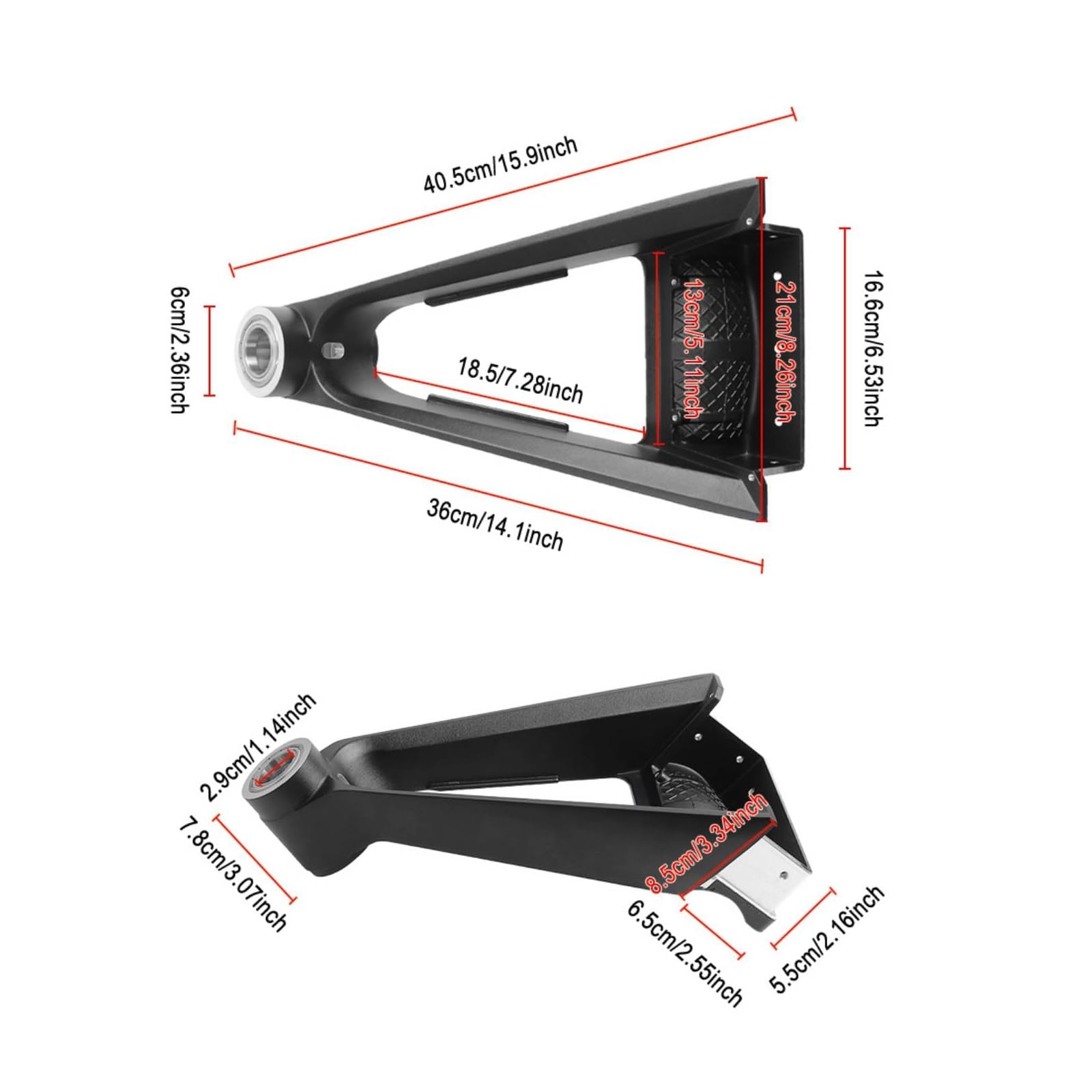 perfeclan Scooter Eje Delantero Horquilla Delantera Repuesto Eje con Rodamientos Aleación de Aluminio Acero Resistente Manejo Seguro Adecuado para Patinetes Eléctricos Trayectos Reparación