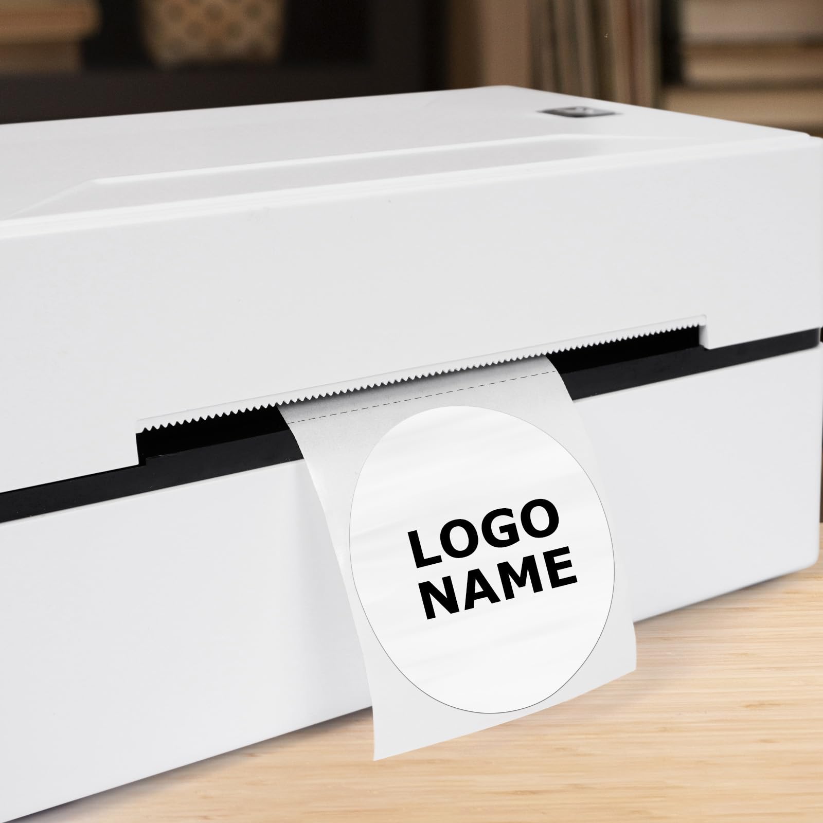 Etichette Termiche Rotonde Autoadesive - 25mm, Vinile Bianco, 500 Pezzi Per Rotolo | Impermeabili E Rimovibili