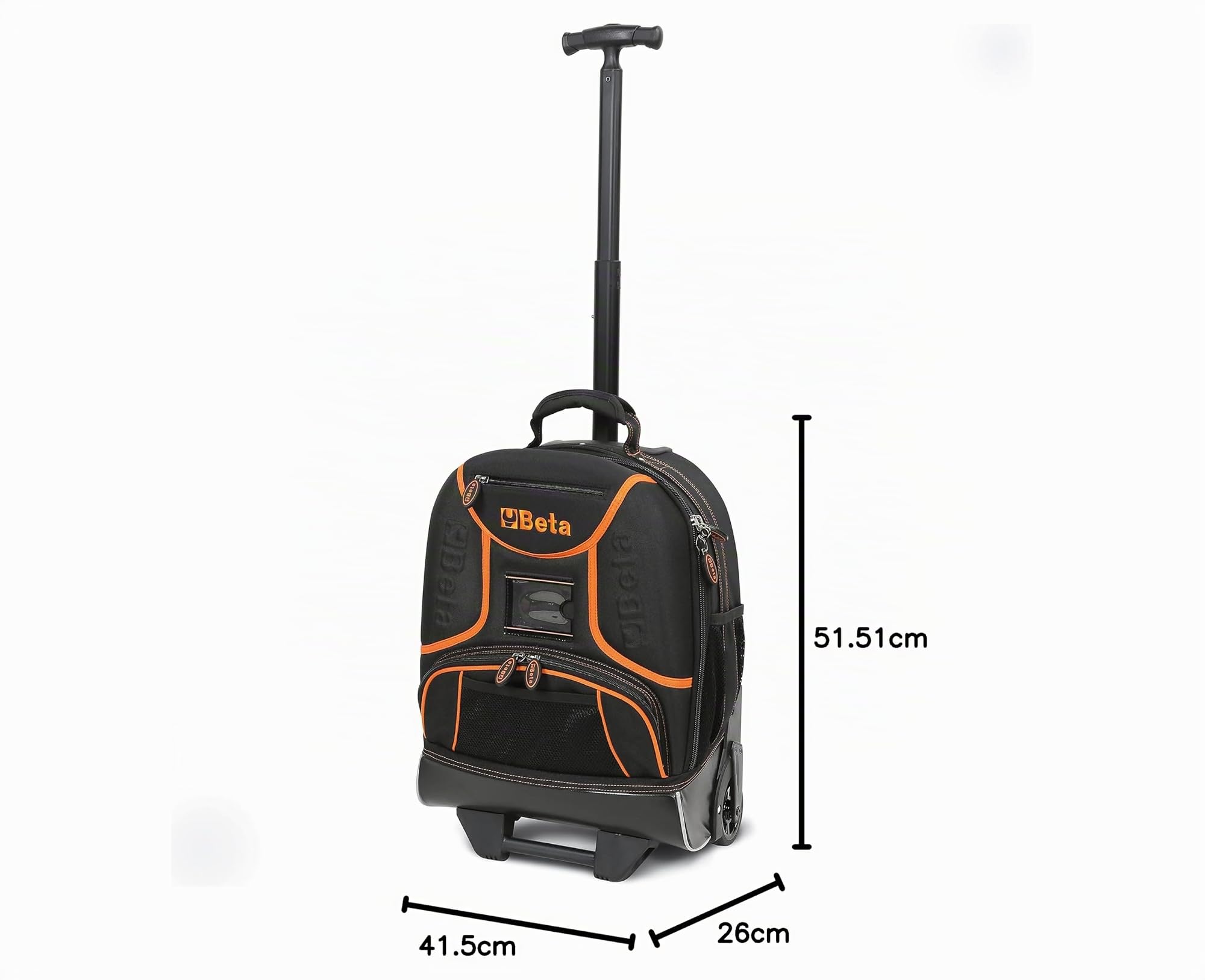 Beta C6T - Sac à dos porte-outils vide en tissue technique, avec roues