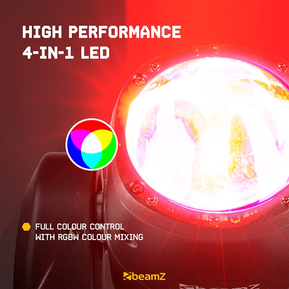 Moving head discolamp - BeamZ Panther 85 - met 80W RGBW LED - DMX