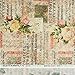 Tim Holtz Eclectic Elements Elements Wallflower Rose Parcel Multi, Fabric by the Yard